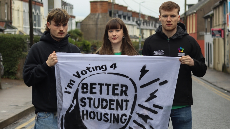 UCC Students Union said they wanted to highlight the dire need for affordable student accommodation