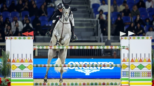 Michael Duffy and Quirex in action in Riyadh