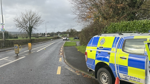 The road was closed this morning for a forensic examination