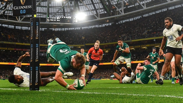 Autumn Nations Series recap: Ireland 52-17 Fiji