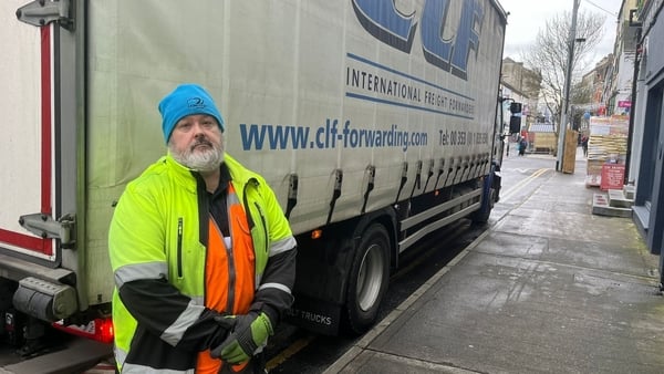 Lorry driver David O'Shea moved home to Ireland after living abroad for ten years, but rising prices have made him question that decision