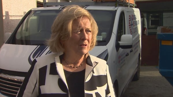 Business owner Gráinne Cafferty said that cars were submerged and furniture was floating on Bridge Street after heavy flooding in Killybegs, Co Donegal