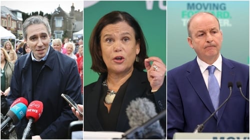 The leaders of Fianna Fáil, Sinn Féin and Fine Gael will participate in a key RTÉ debate tomorrow