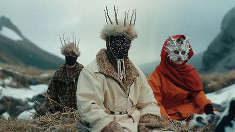 Cushla: "Our music is a mix of Irish folklore, electronic music and psychedelia using sean nós singing as a common thread in our sound." Photo credit: Aigency Studio