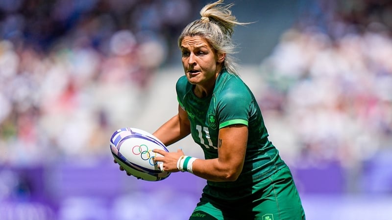 Erin King on Olympic duty earlier this year in Paris