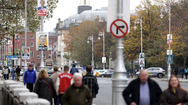 General election posters seen in Dublin earlier this month (Pic: RollingNews.ie)