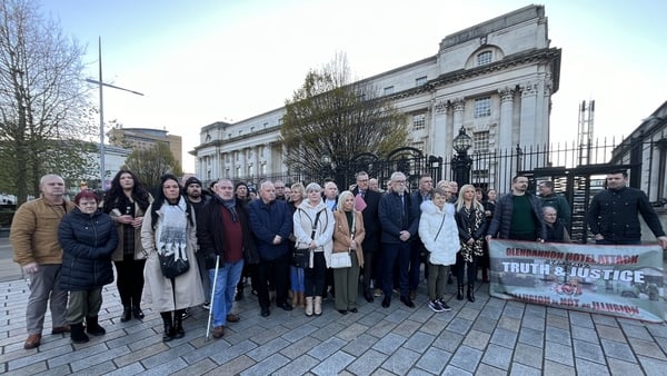 Families of victims attend court for the start of the civil case
