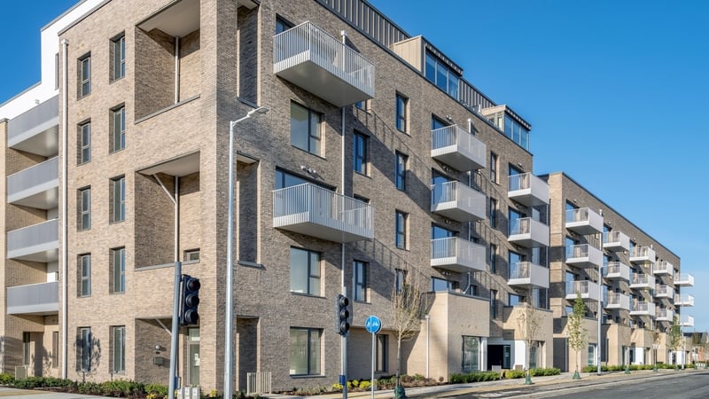 The development is made up of 154 one, two and three-bed homes.