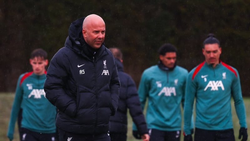 Arne Slot's Liverpool side face Manchester City at 4.30pm on Sunday