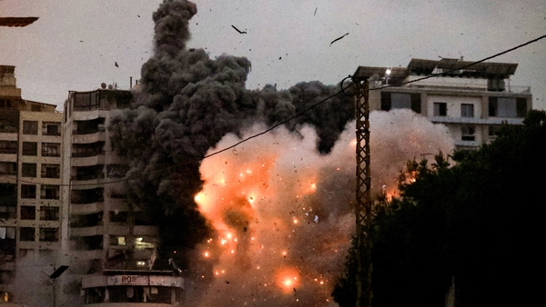 An Israeli airstrike targeted a site in the area of Tayouneh in Beirut's southern suburbs