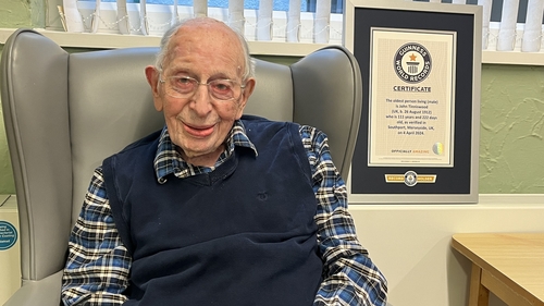 Beyond eating a portion of battered fish and chips every Friday, John Tinniswood said he did not follow any particular diet (Image: Guinness World Records)