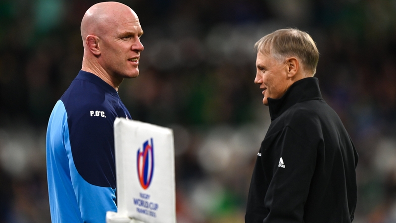 Paul O'Connell (l) has backed Joe Schmidt (r) to turn Australia's fortunes around