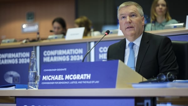 Michael McGrath was confirmed as the Commissioner for Democracy, Justice and the Rule of Law following a hearing before a European Parliament committee earlier this month