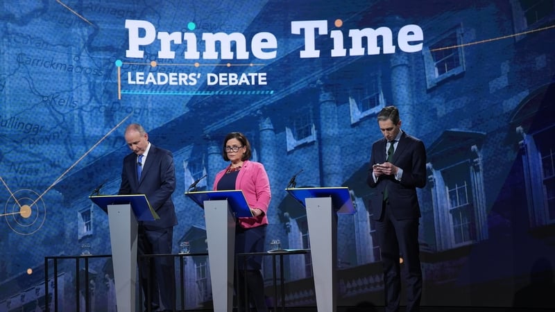 Opinion polls in recent days suggested Sinn Féin, Fine Gael and Fianna Fáil are bunched together in terms of support