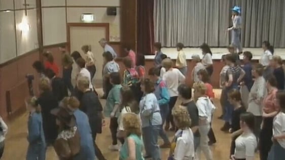 Line Dancing in Ardee, 1994