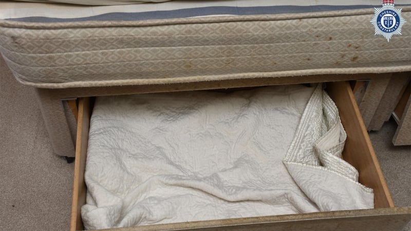 The youngster, discovered at the family home in Cheshire, was found with matted hair, deformities and rashes (Pic: Cheshire police)