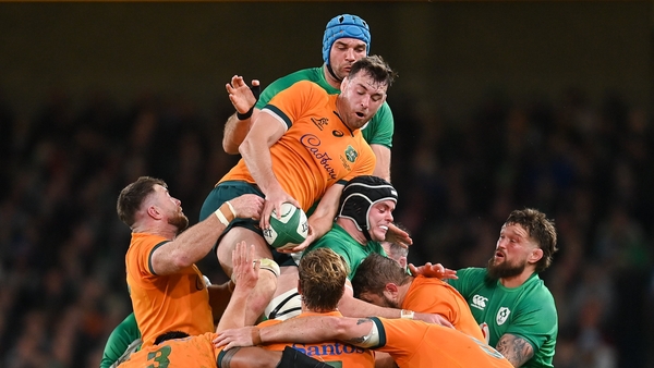 Ireland were 13-10 winners when they played Australia in 2022