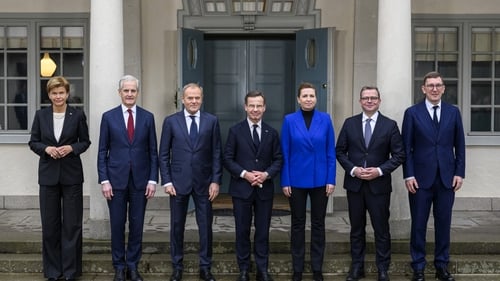 The heads of government from Denmark, Estonia, Finland, Latvia, Norway, Poland and Sweden voiced their intent on increasing Ukrainian supports and imposing Russian sanctions