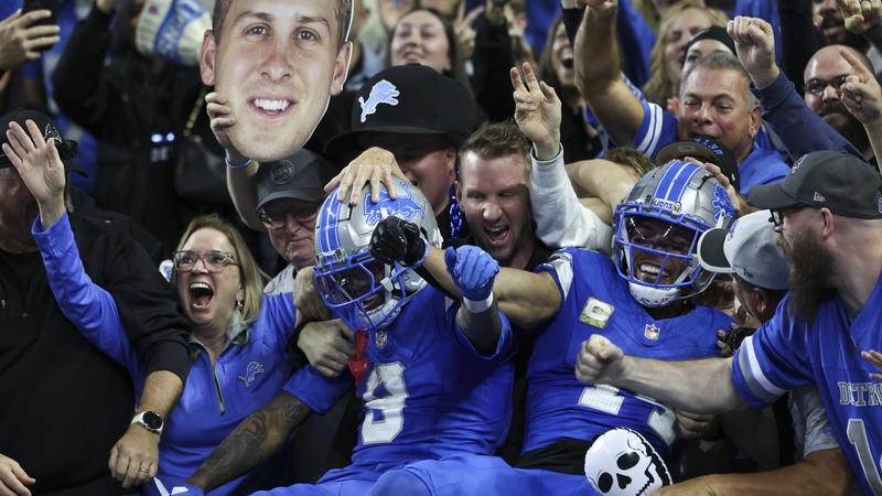 Detroit Lions fans will be looking to keep the party going against the Bears today