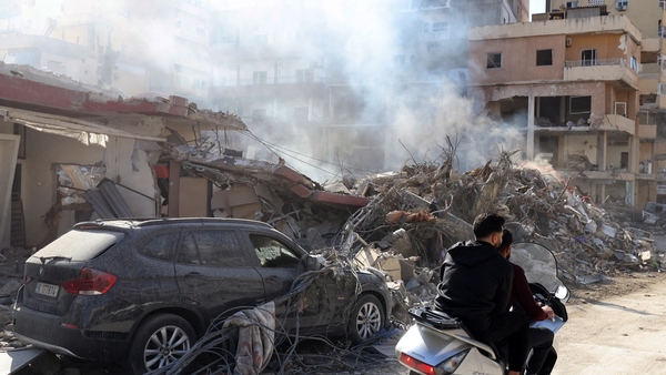The aftermath of Israeli bombing in the southern Lebanese city of Tyre