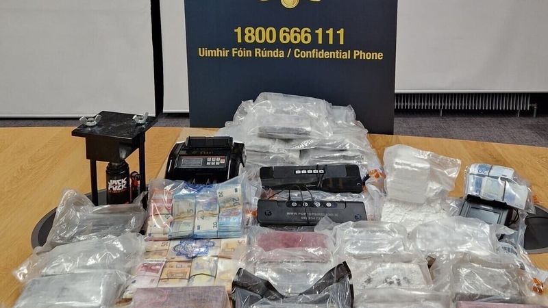 38 kilos of cocaine with an estimated street value of €2.6 million was seized on Wednesday night