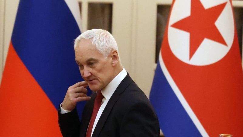 Andrei Belousov said the 'friendly ties' with North Korea are 'expanding' (File image)