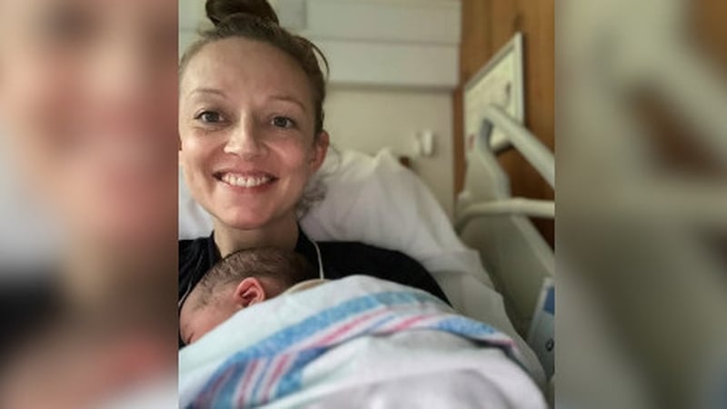 The baby was born in Cork early this morning (Image: Holly Cairns/Instagram)