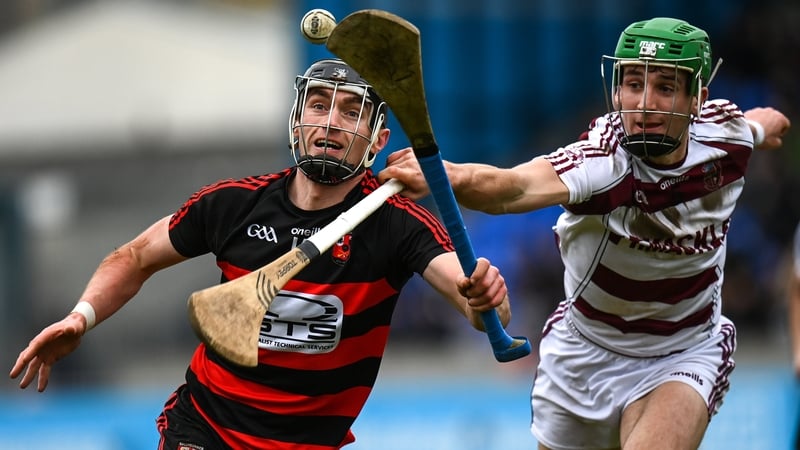 Pauric Mahony of Ballygunner in action against Shane McGuigan of Slaughtneil in the All-Ireland Senior Club Championship Semi-Final