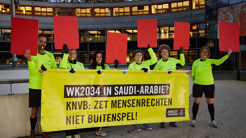 Amnesty have been putting pressure on member associations like the Dutch FA to not back Saudi Arabia's 2034 World Cup bid