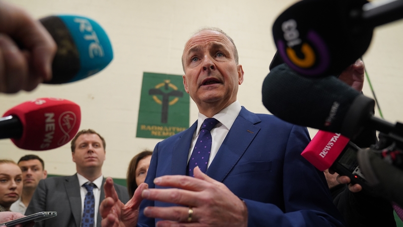 Micheál Martin said Fianna Fáil see a 'route to a very strong finish' in the General Election