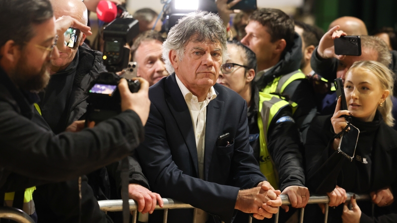 Gerard Hutch watching the count at the RDS in the recent Dáil election
