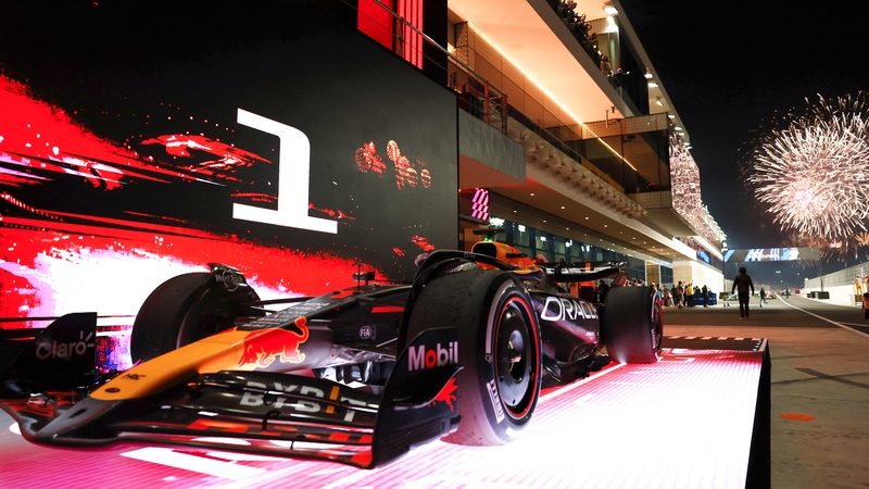 Race winner Max Verstappen stops in parc ferme