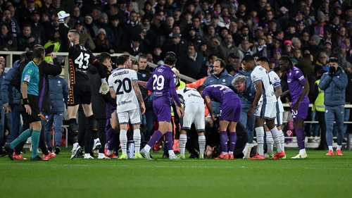 Edoardo Bove collapsed during a match against Inter Milan