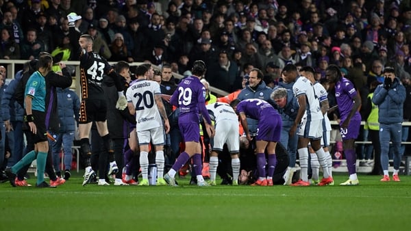Edoardo Bove collapsed during a match against Inter Milan