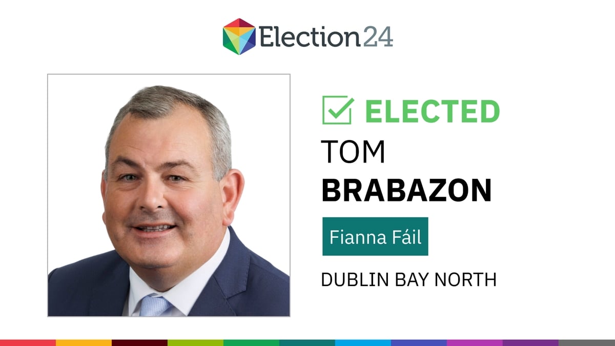 Tom Brabazon TD : Urlabhraí Dlí agus Cirt Fhianna Fáil.