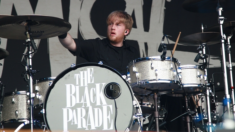 Bob Bryar of My Chemical Romance pictured on stage in 2007
