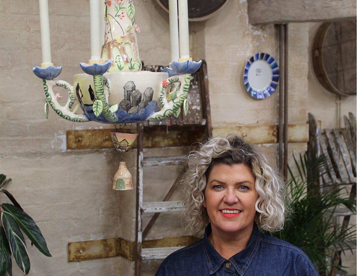 Pottery champion Donna Bloye 