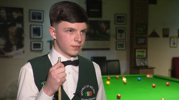 Joe Shannon will become the youngest Irish player to compete in a World Snooker Tour event on Wednesday