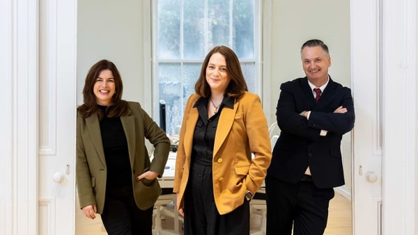 Susie Horgan, Managing Director and Founder of Springboard Communications, Sarah Horgan, Director, Media & Crisis & Dublin Lead, and Pat Lucey, Chair of Business Advisory Board.