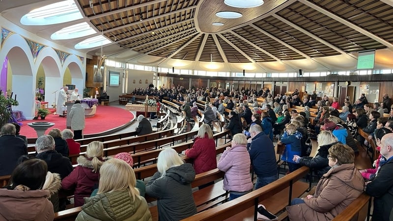 Over 300 people flocked to Askea Church in Carlow to attend the funeral of 89-year-old Mary Regan