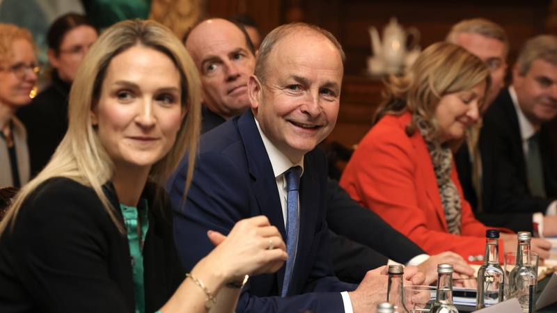 Micheál Martin declined to get into 'details' such as a rotating Taoiseach, saying it was far too early to discuss such matters