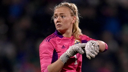 It was a tough night for Jackie Burns in the Northern Ireland goal (file pic)
