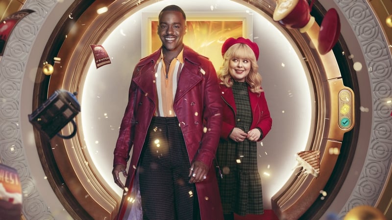 Nicola Coughlan appears alongside the Doctor, played by Ncuti Gatwa, in the Doctor Who Christmas Special