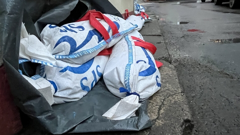 Flood waters rose to around 1.2m at its peak during Storm Bert