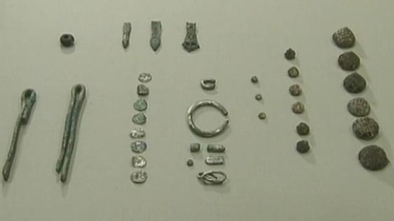 Viking jewellery discovered in Dunmore Cave, 2000