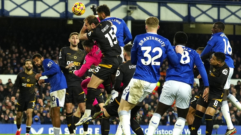 Two of Everton's four goals came from veteran Wolves centre-back Craig Dawson