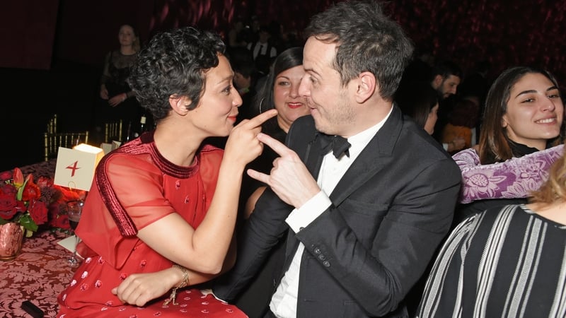 Ruth Negga and Andrew Scott (pictured at the London Evening Standard Theatre Awards in December 2017) - Shortlisted for their performances in Presumed Innocent and Ripley, respectively