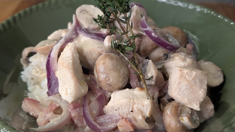 Paul Flynn's chicken with bacon, mushrooms and sour cream: Today