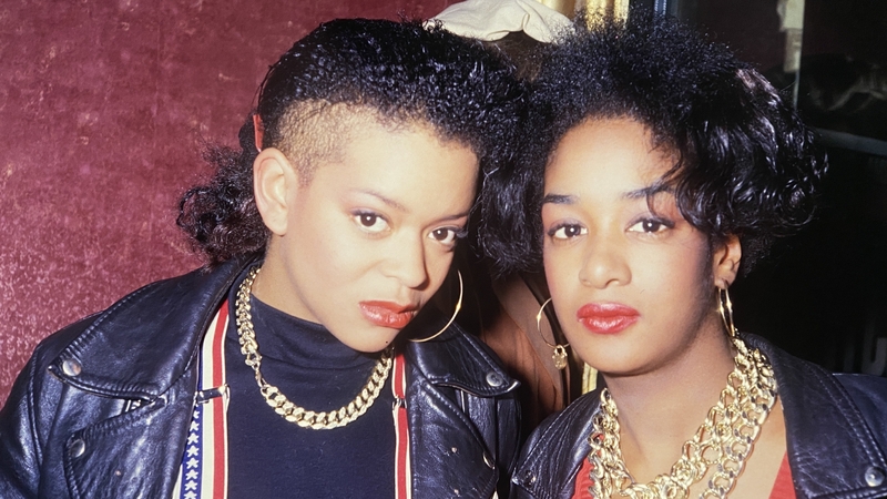 Wee Papa Girl Rappers Sandra (L) and Samantha (R) Lawrence had a hit song with Wee Rule in 1988