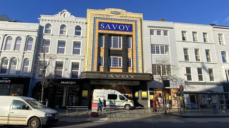 The scene of the assault on Cork city's St Patrick's Street